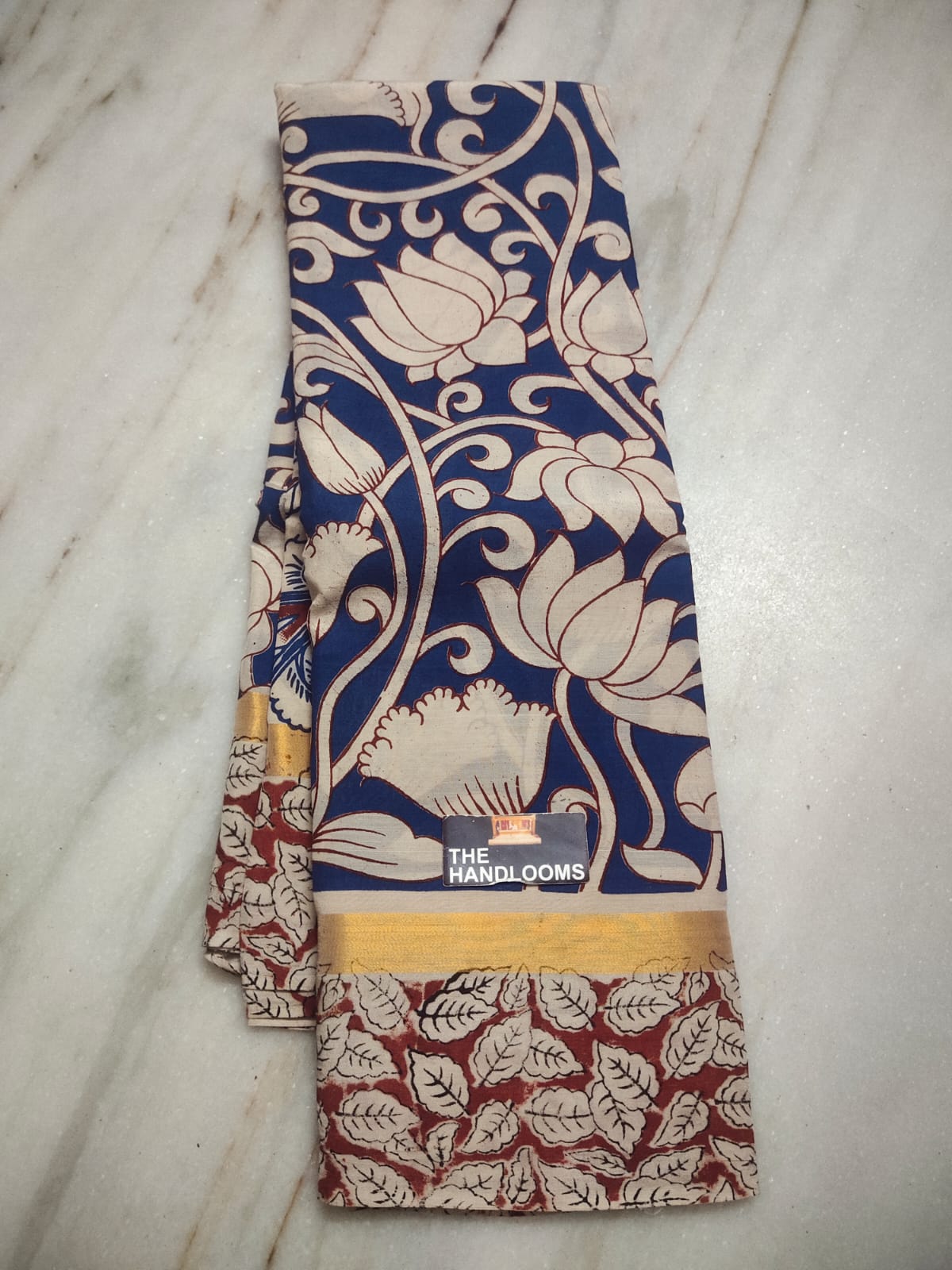 KALAMKARI PRINT NELLORE SILK SAREE
