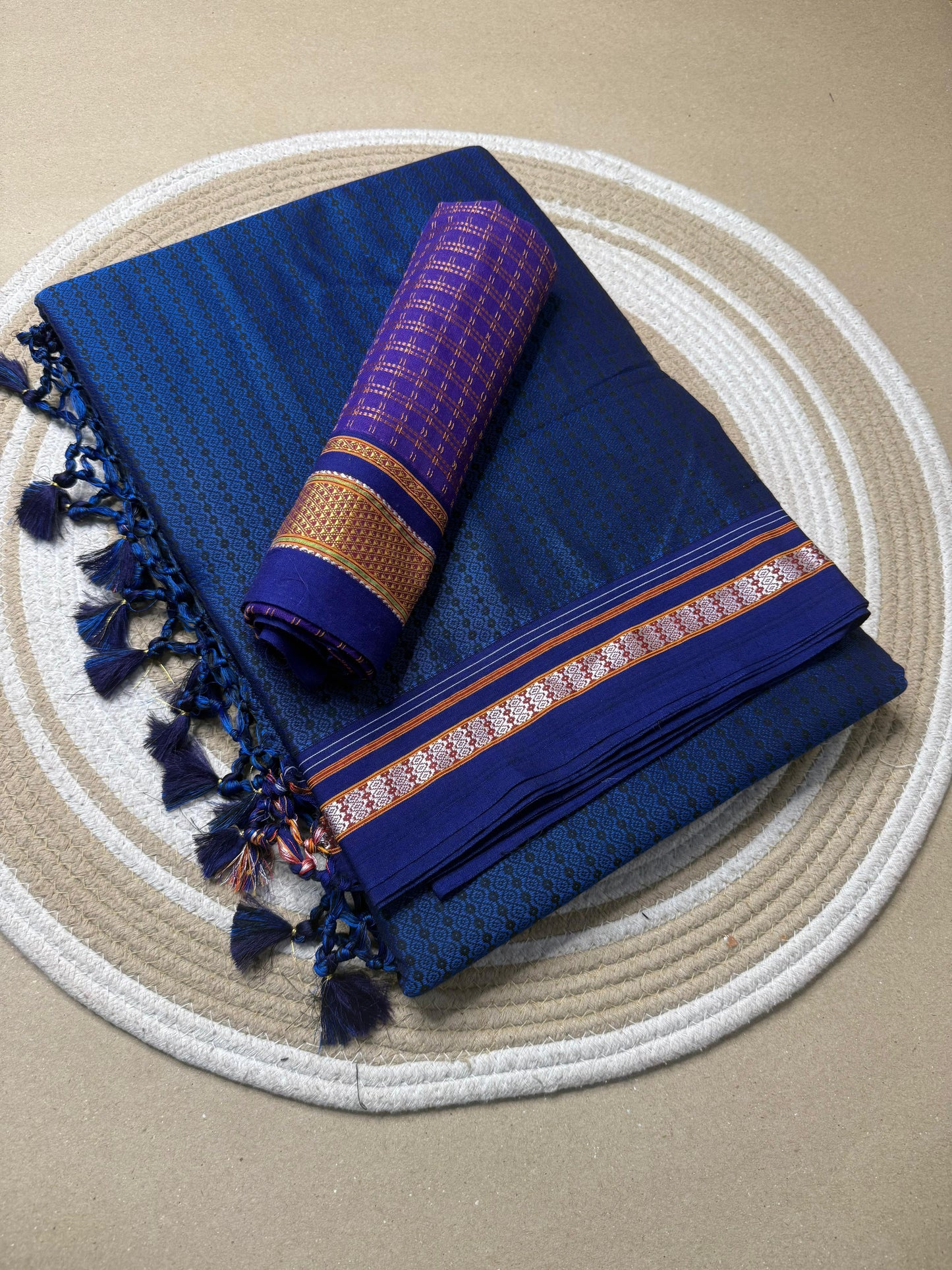 KHAN ,PURE HANDLOOM SAREE