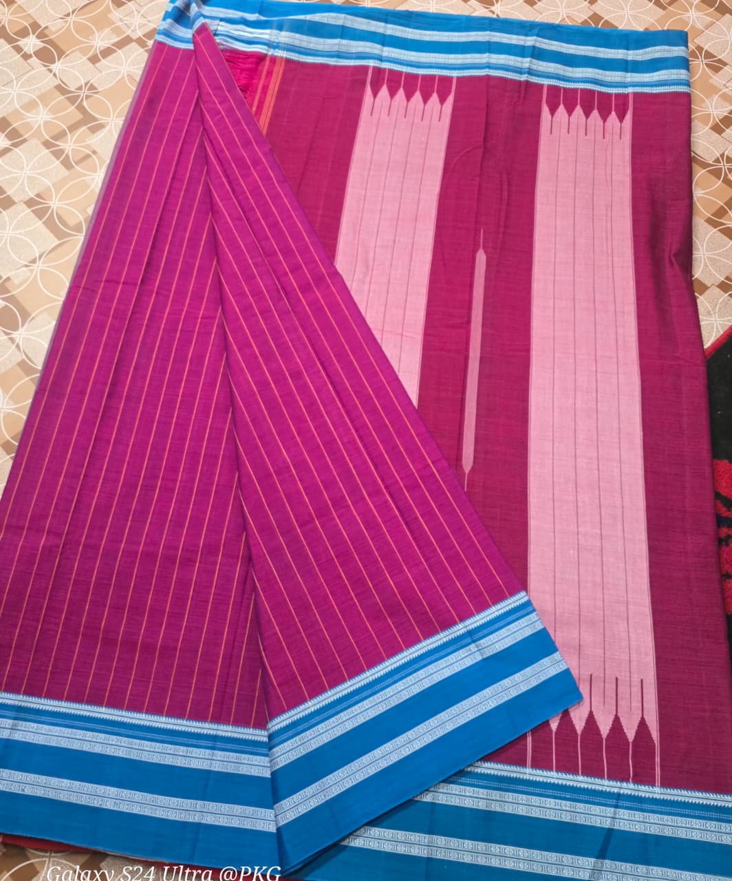 ILKAL PURE COTTON HANDWOVEN SAREE