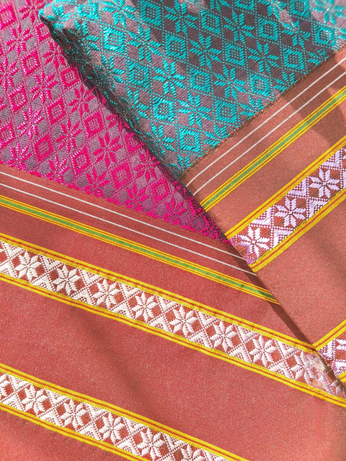 KHAN ,PURE HANDLOOM SAREE