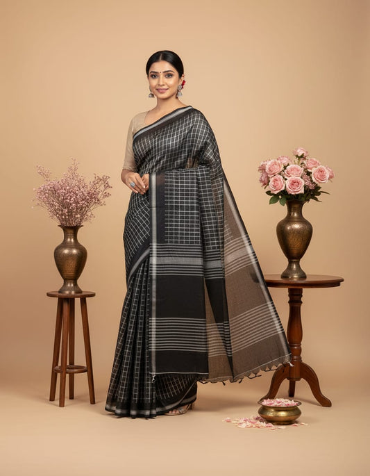 ILKAL PATEED ANCHU SAREE
