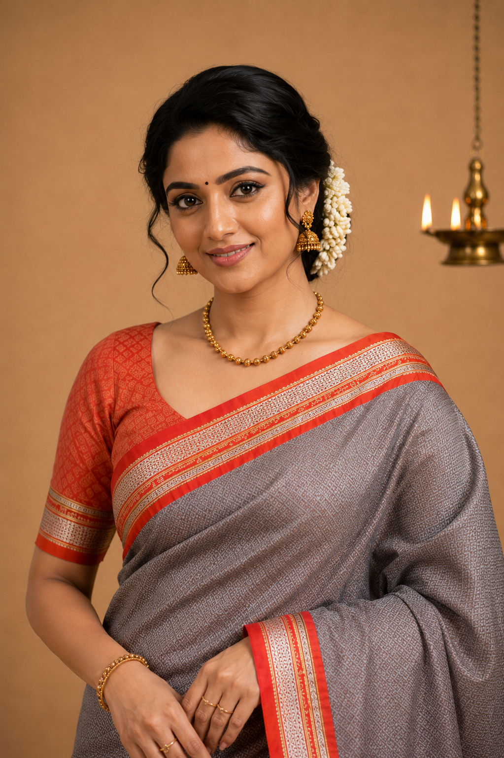 KHAN ,PURE HANDLOOM SAREE