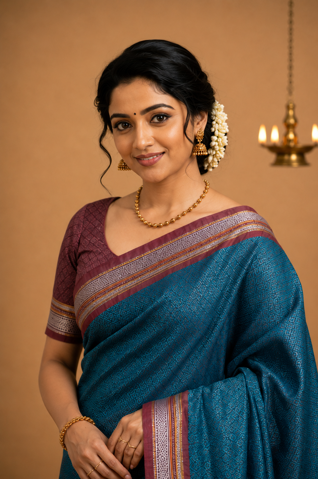 KHAN ,PURE HANDLOOM SAREE
