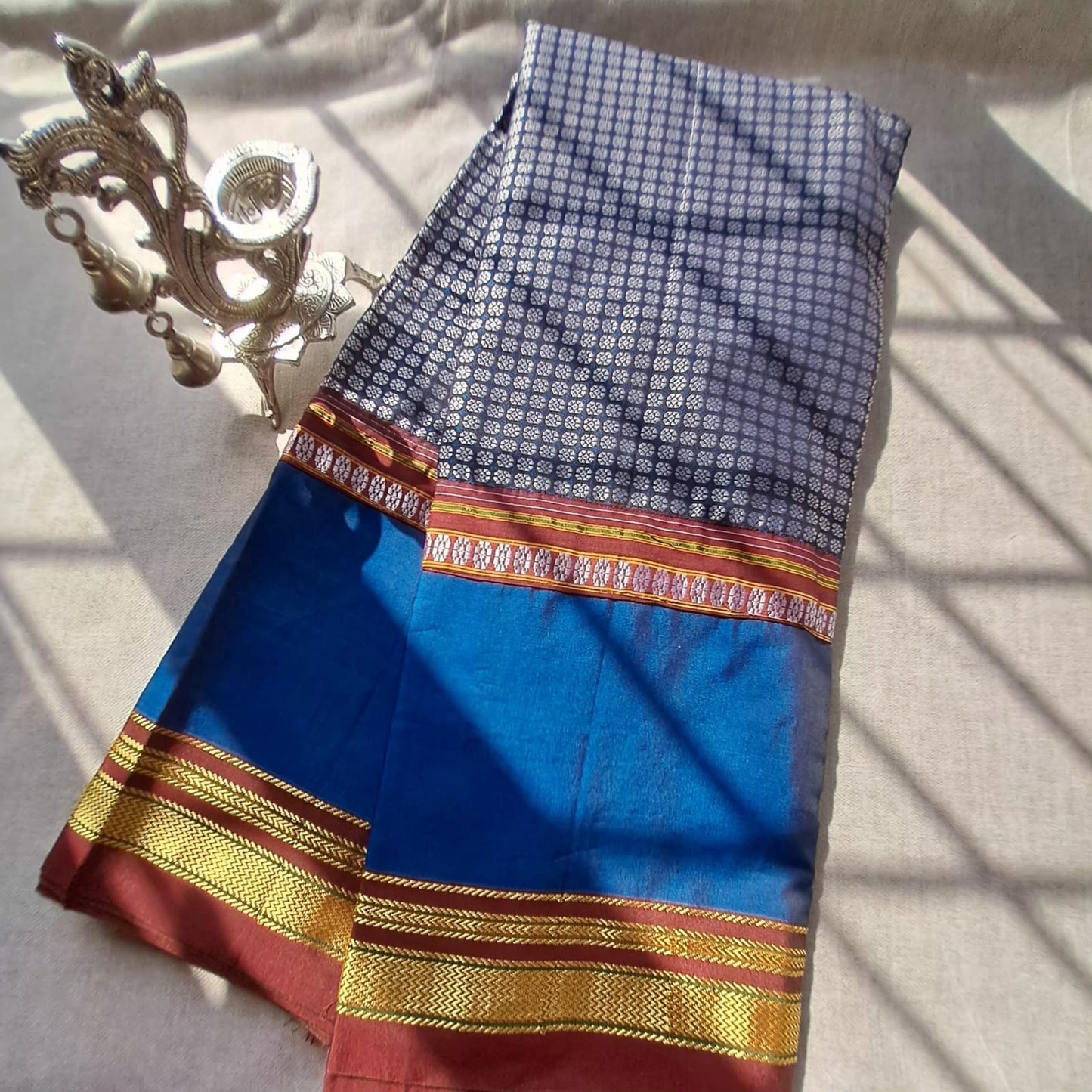 KHAN ,PURE HANDLOOM SAREE