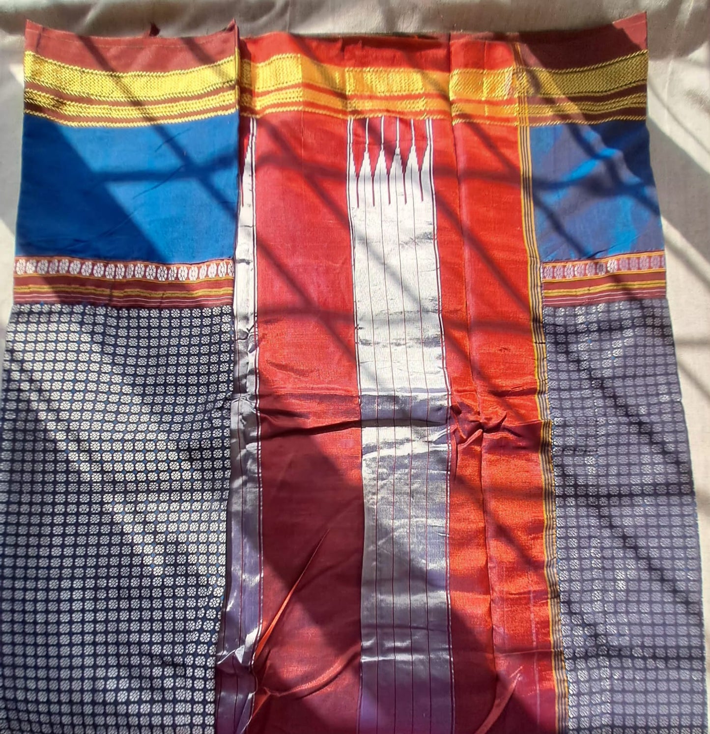 KHAN ,PURE HANDLOOM SAREE