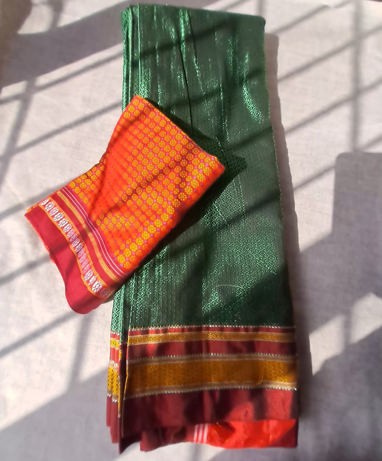 KHAN ,PURE HANDLOOM SAREE