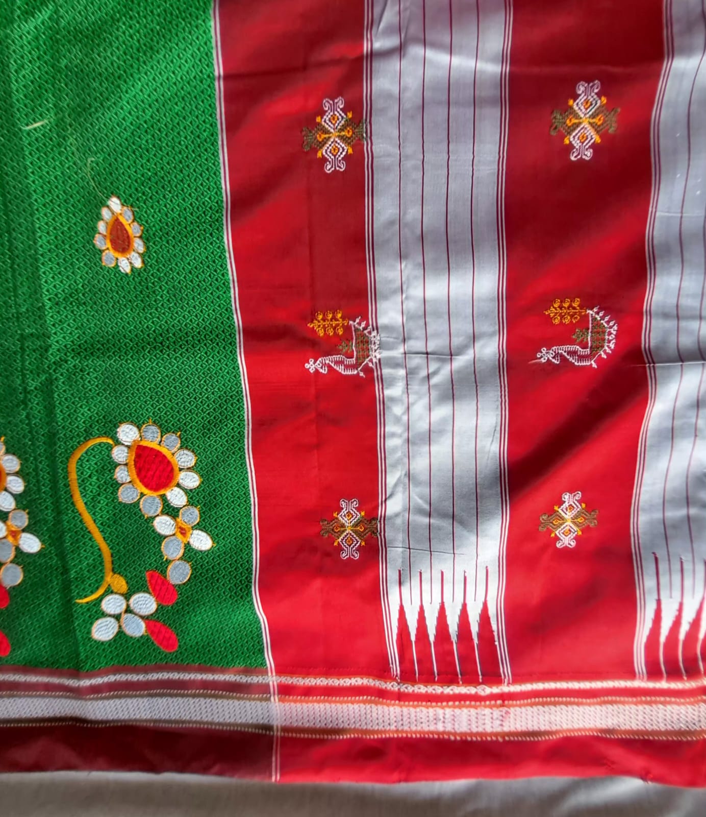 KHAN ,PURE HANDLOOM SAREE