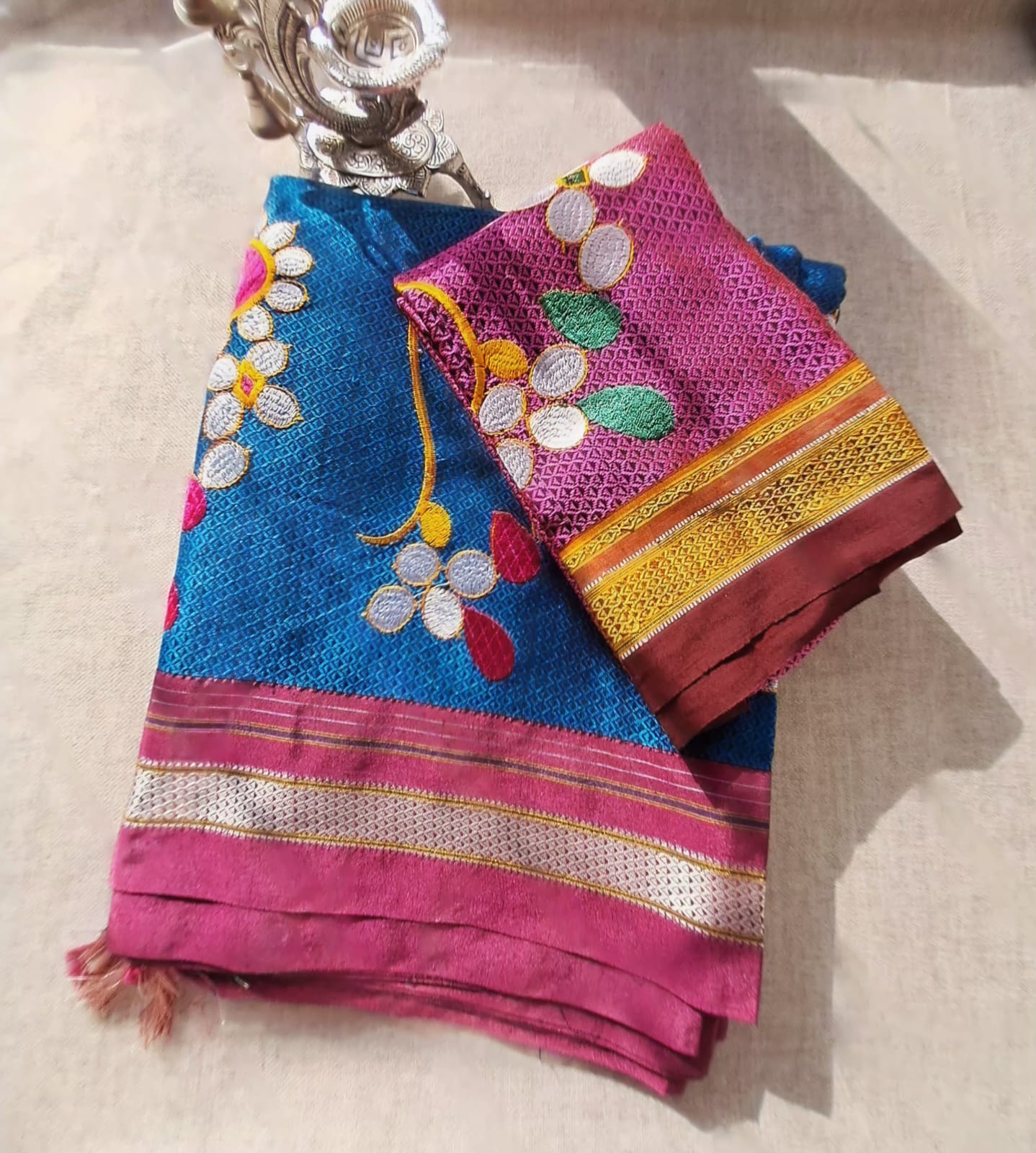 KHAN ,PURE HANDLOOM SAREE