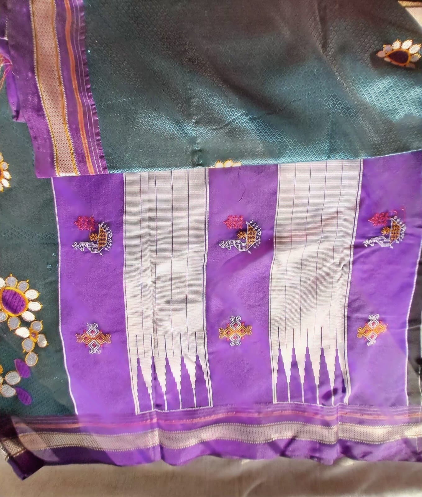 KHAN ,PURE HANDLOOM SAREE