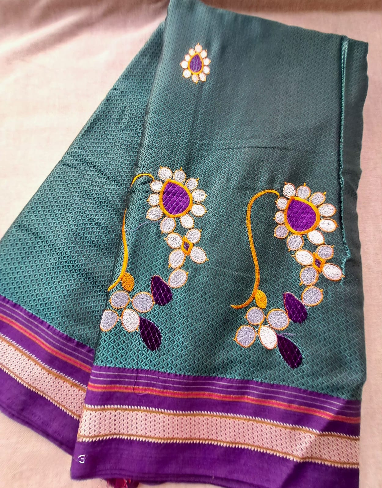 KHAN ,PURE HANDLOOM SAREE