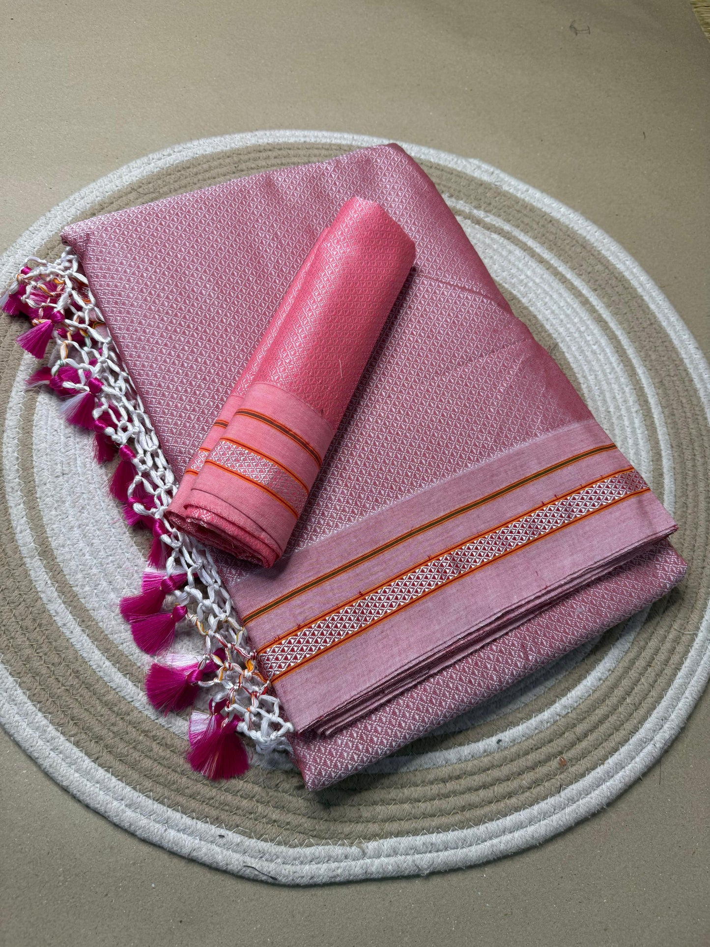 KHAN ,PURE HANDLOOM SAREE