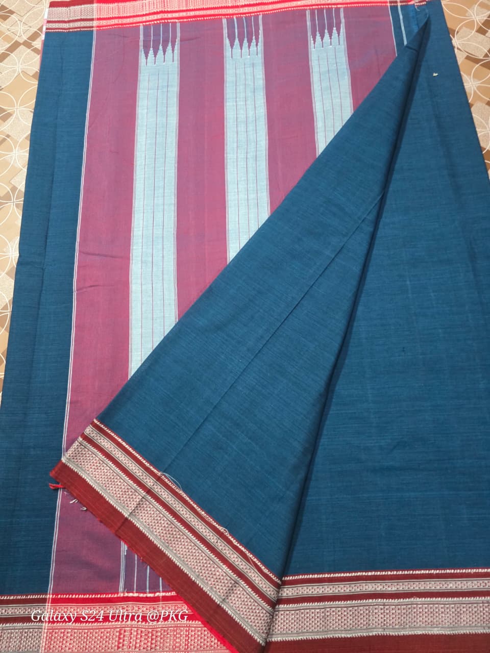 ILKAL PURE COTTON HANDWOVEN SAREE