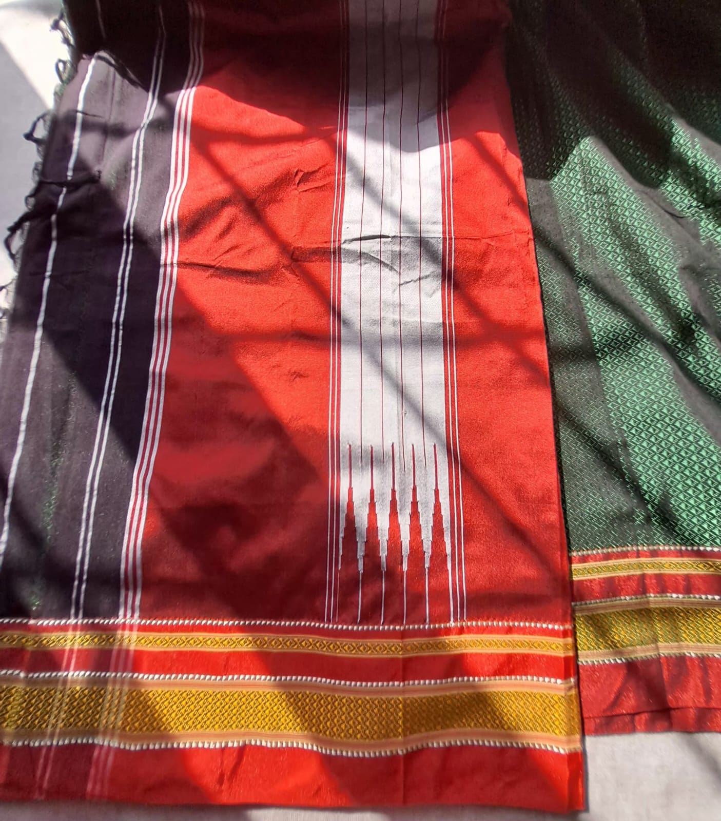 KHAN ,PURE HANDLOOM SAREE