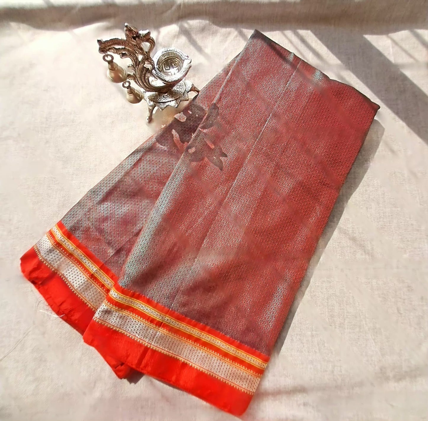 KHAN ,PURE HANDLOOM SAREE