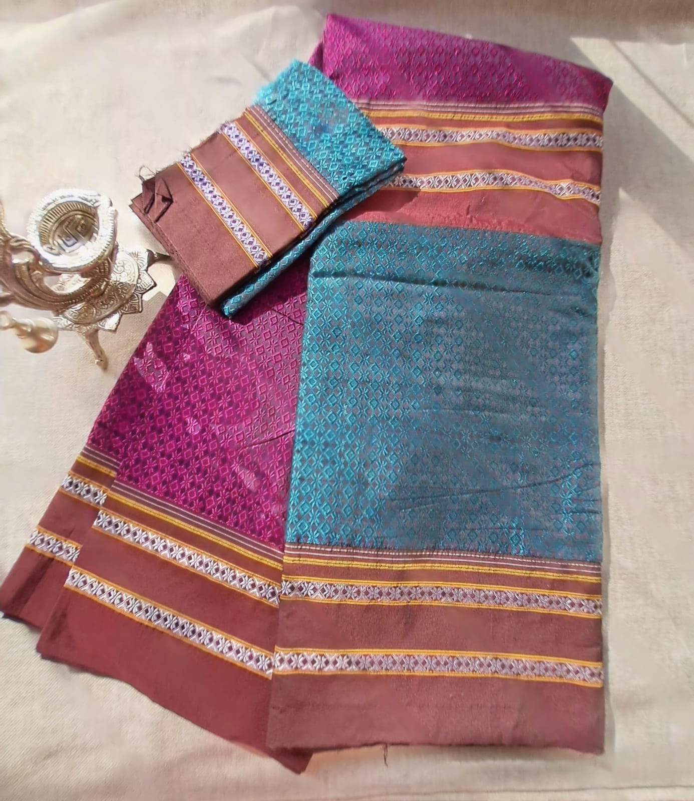 KHAN ,PURE HANDLOOM SAREE